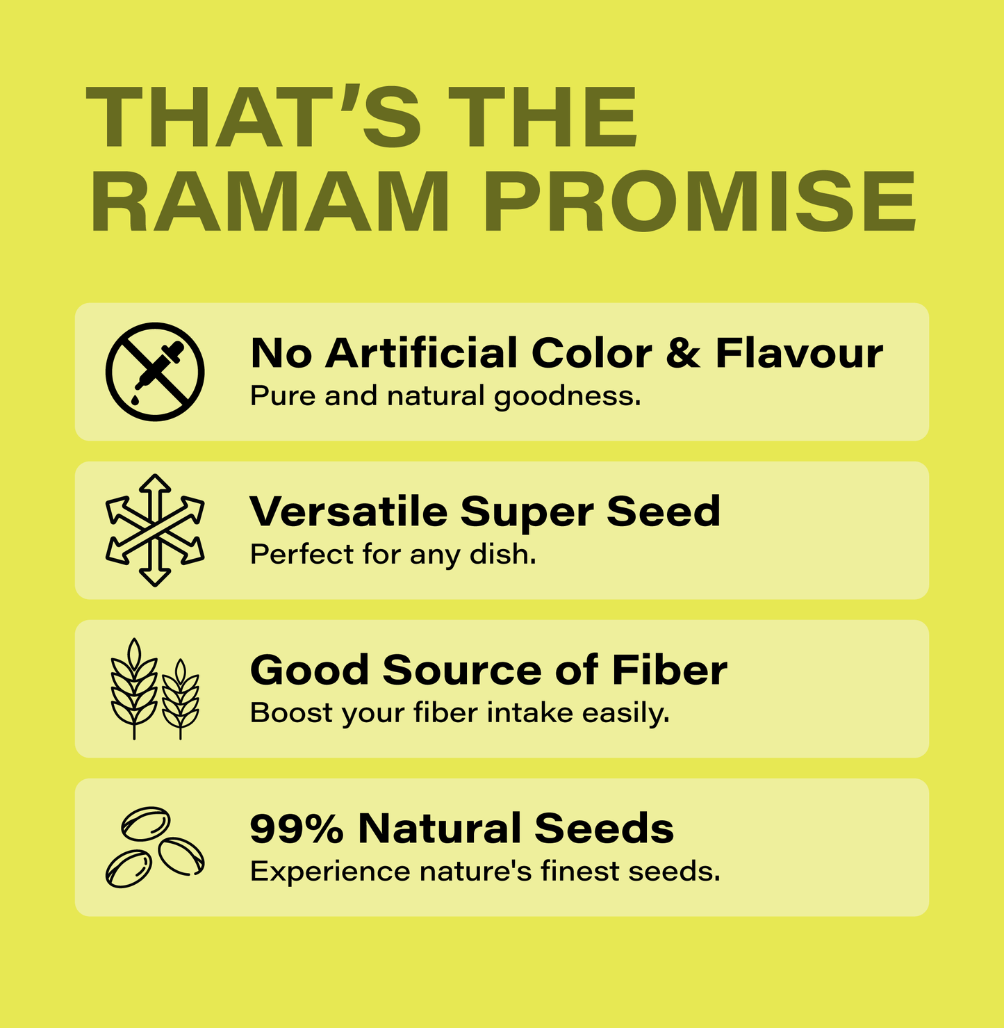 Roasted 6 in 1 Mix Seeds 250g and Raw Chia Seeds 500g Combo - 750g
