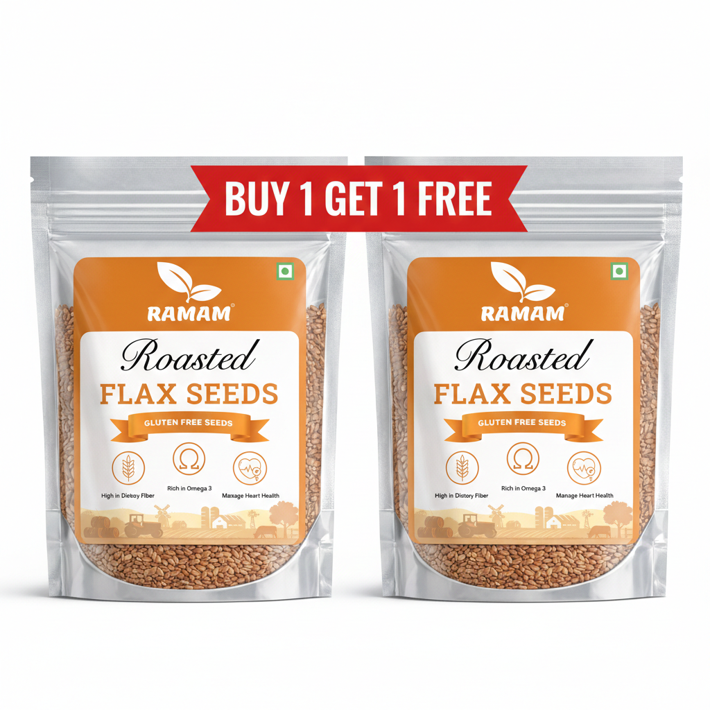 Ramam Roasted Flax Seeds 400g - ( 200g*2)