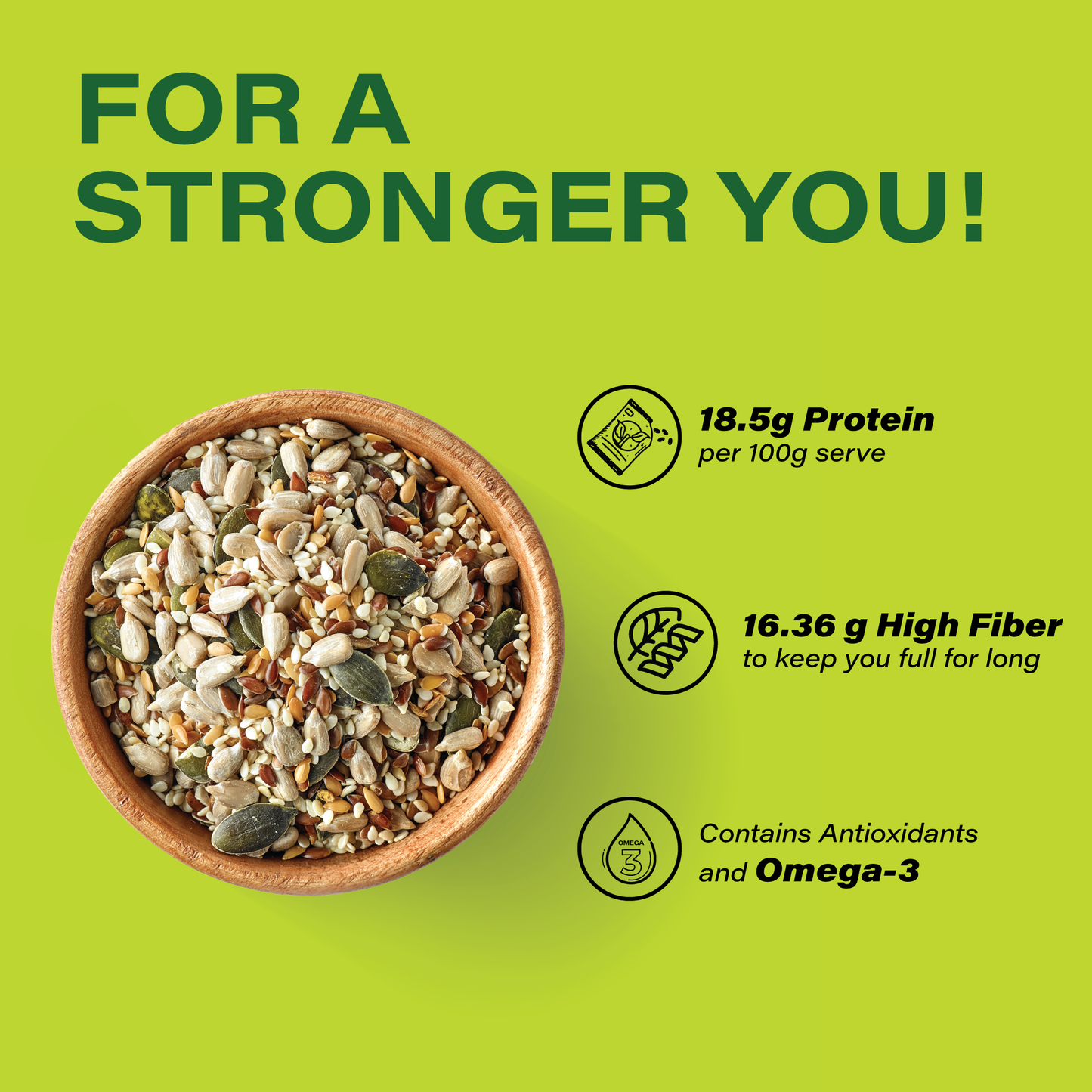 Roasted 6-in-1 Super Seeds Mix 250g