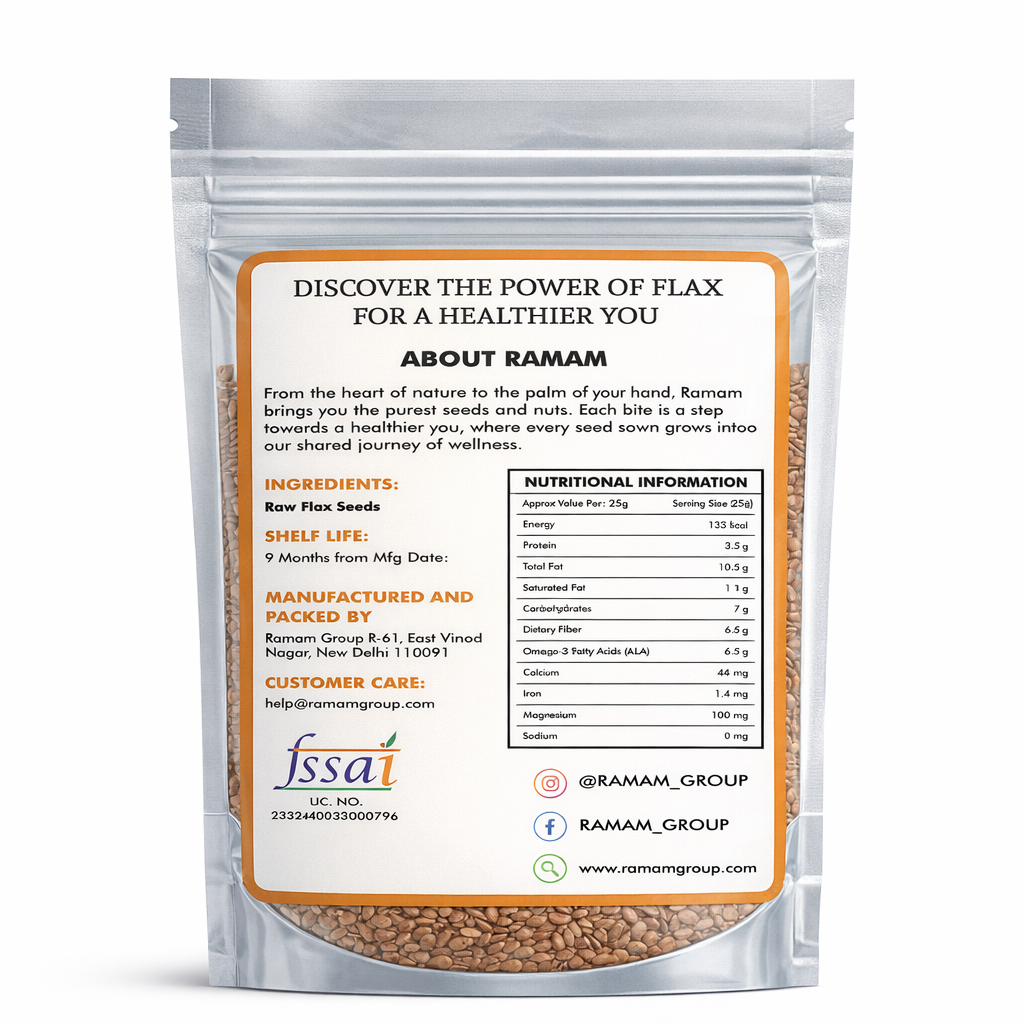 Ramam Roasted Flax Seeds 150g