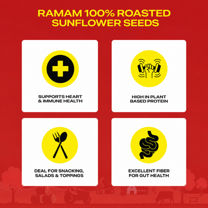 Ramam Roasted Sunflower Seed Kernels - 300g