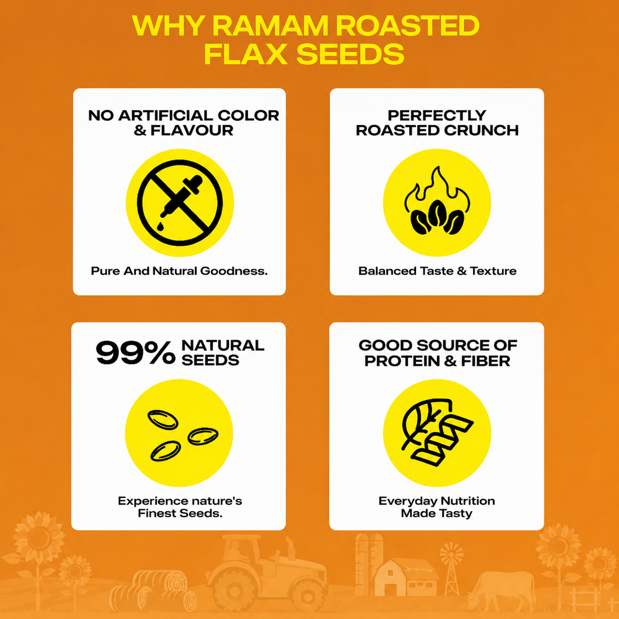 Ramam Roasted Flax Seeds 200g