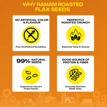 Ramam Roasted Flax Seeds 200g