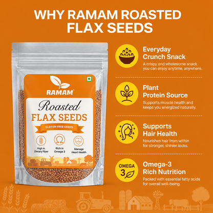 Ramam Roasted Flax Seeds 200g