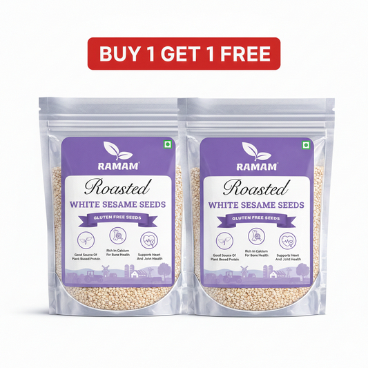 Ramam Roasted White Sesame Seeds 400g - ( 200g*2)