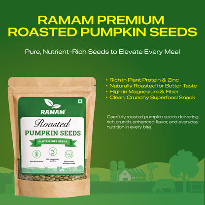 Ramam Roasted Pumpkin seeds 200g