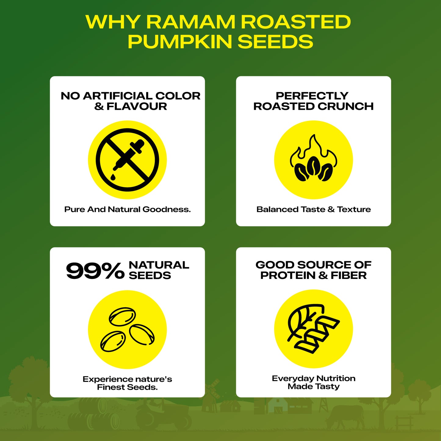 Ramam Roasted Pumpkin seeds 200g