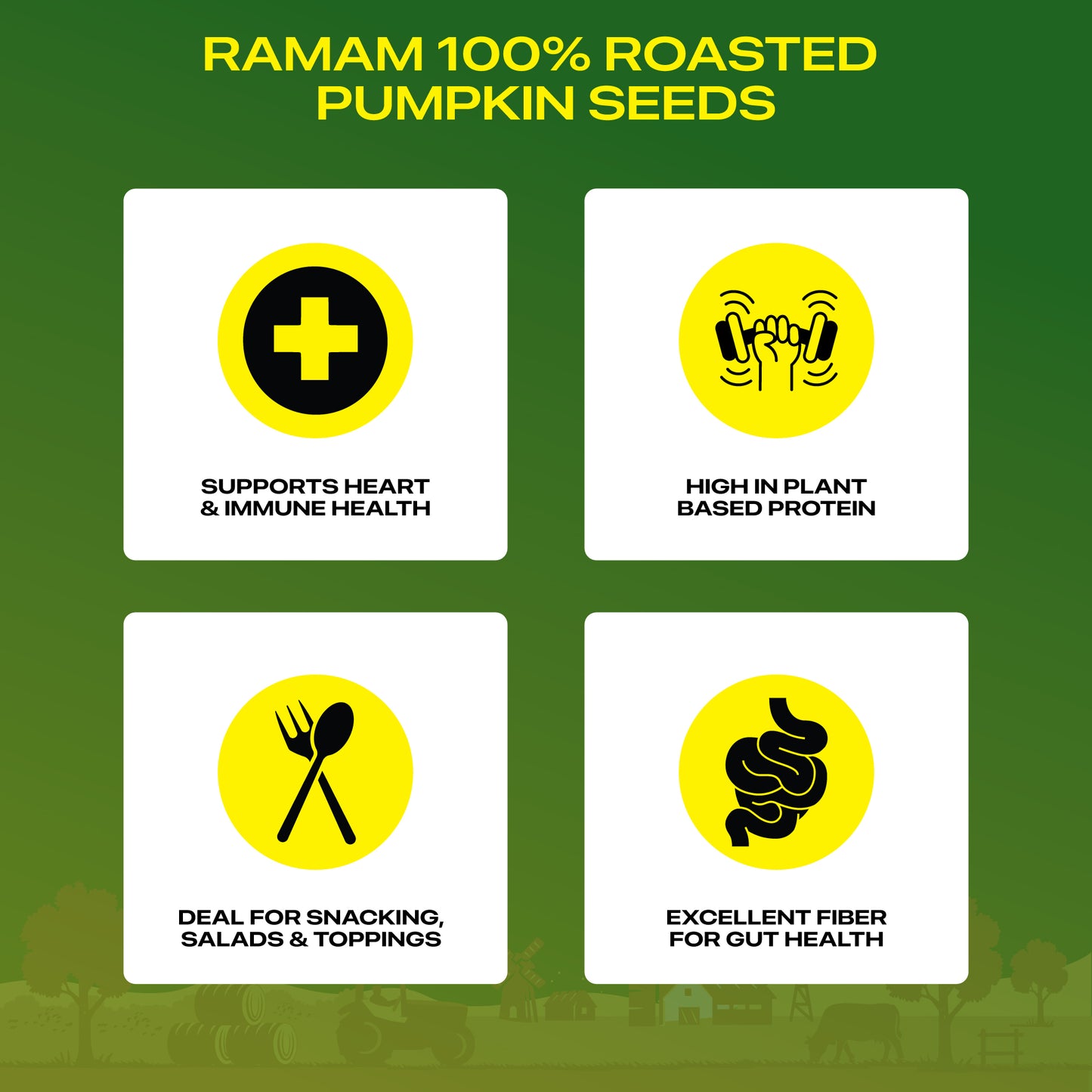 Ramam Roasted Pumpkin seeds 200g