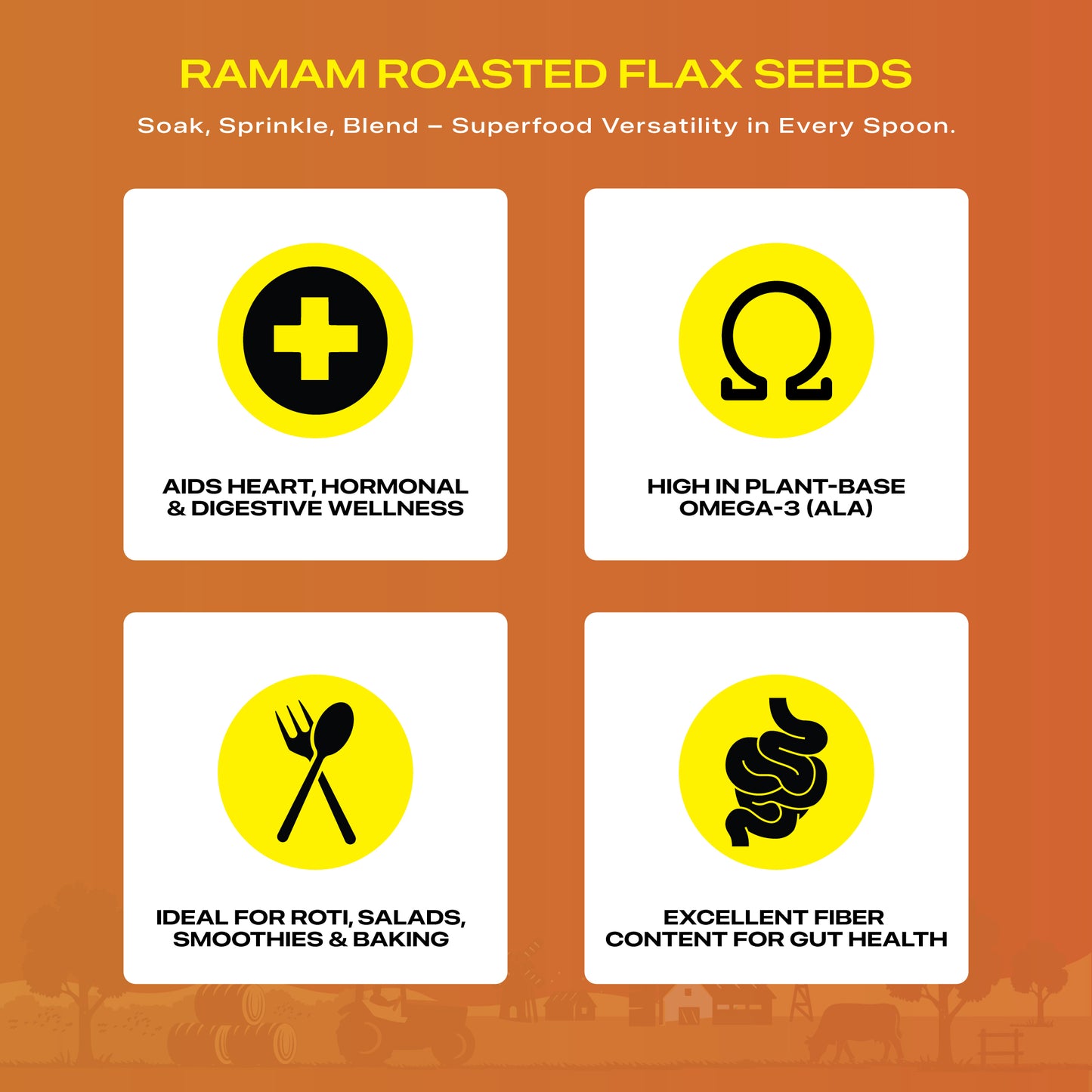 Ramam Roasted Flax Seeds 150g