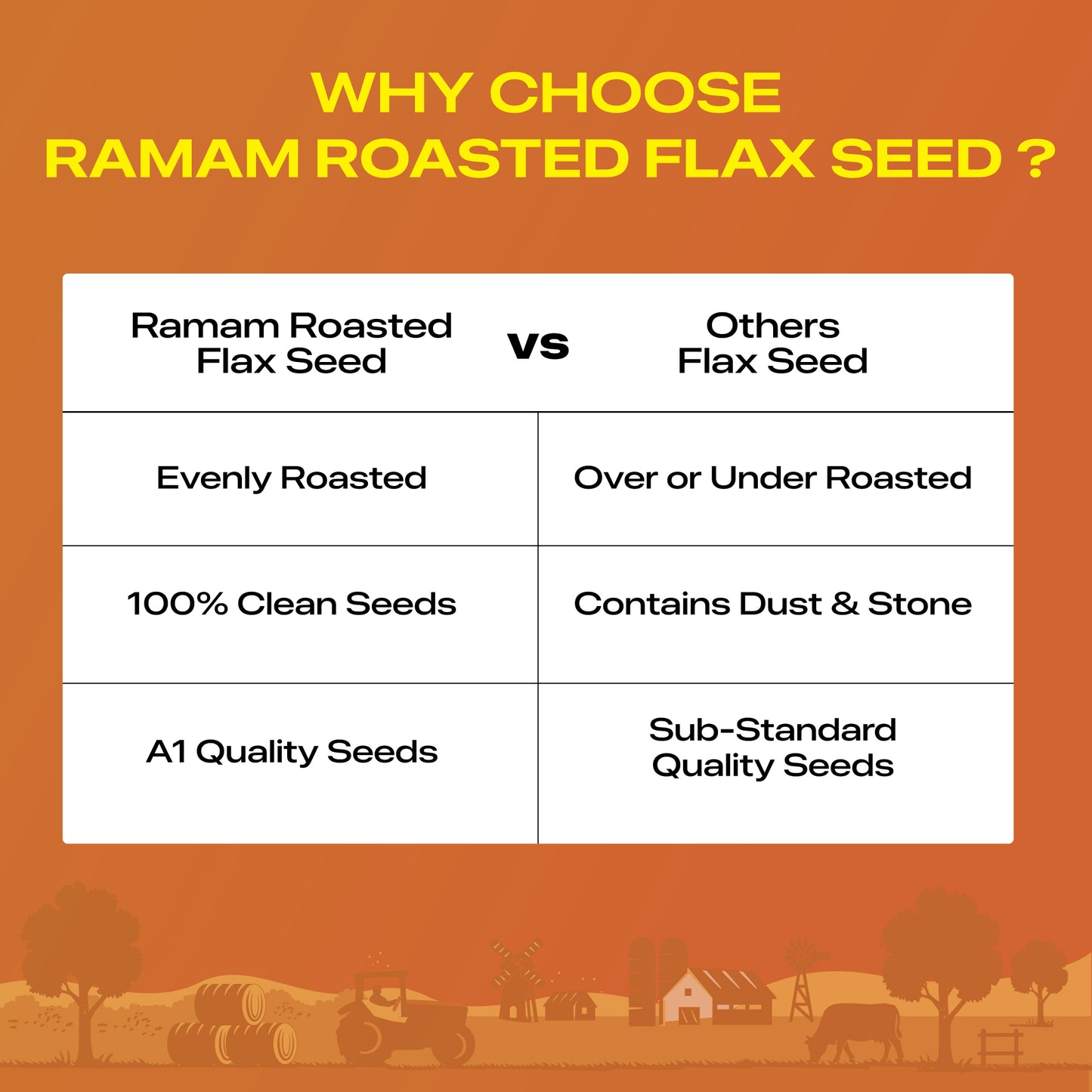 Ramam Roasted Flax Seeds 150g